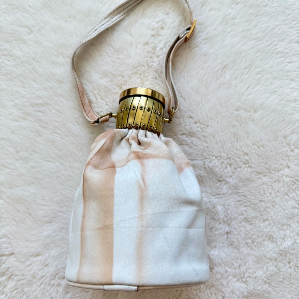 Just Cavalli vintage leather wrist bag Authentic